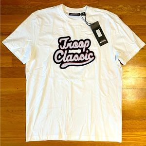 Troop Classic arch embroidered logo tee